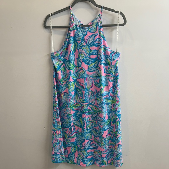 Lilly Pulitzer Dresses & Skirts - Lilly Pulitzer Blue and Pink Mini Dress